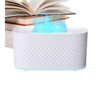 Flame Air Diffuser, USB Rechargeable Humidifier, Auto Shut-Off Safety, 2 Mist Modes with LED Flame Effect, Colorful Aromatherapy Device, Ideal for Bedroom, Living Room, Office Decor