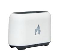 Flame Diffuser - 3D Fire Effect Humidifier Air Aromatherapy for Home | USB Powered Cool Mist 150ml Essentialed Oil Diffuser with 7 Color LED Light, Desk Decor for Bedroom Office Relaxation