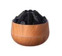 Flame Diffuser Humidifier - Silent USB Charging Mist Lamp, Decorative Aroma Moisture Device, Spray Mode Air Humidifying | Ambient Light Creator Relaxing Home For Bedroom Kitchen Nightly Comfort