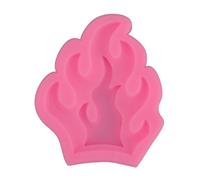 Flame fondant stampaggio silicone non stick Fuoco forma da forno per decorazioni per torta gommosa al cioccolato artigianato in resina