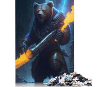 Flame Forged Bruin Jigsaw Puzzle Impossibili 1000Pcs Decorazione Per La Casa. Rilassamento E Intelligence Per Adulti E Ragazzi Da 14 Anni 1000pcs (75x50cm)