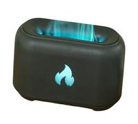 Flame Humidifier, Fire Humidifier | 7 Color Light 3D USB Powered Flame Diffuser, Cool Mist 150 ml Aromatherapy Machine, Colorful USB Powered Silent Electric Aromatherapy Machine with Colors Light