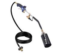 Flame King Kit per cannello a propano per erbacce, 340.000 BTU con accensione piezoelettrica (autoaccensione), con tubo flessibile da 1,8 m
