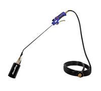 Flame King Kit torcia a propano per erbacce, resistente, 340.000 BTU con accensione a batteria (autoaccensione), con gruppo regolatore del tubo da 3 m