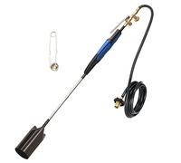 Flame King - Kit torcia a propano resistente bruciatore erbacce, 500.000 BTU con Flint Striker, con regolatore di tubo da 10 piedi