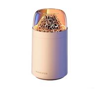 Flame Mountain - Umidificatore USB, diffusore per aromaterapia da 300 ml, uscita nebbia 35 ml/h, purificatore d'aria silenzioso < 25 dB, per casa, ufficio, camera da letto (bianco)