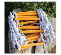Flame Resistant Rope Ladder - 20M (65.6Ft) Safety Ladder for Fire Escape, Durable & Reliable for Kids And Adults - Emergency Escape Solution for Home & Outdoors (3 Meters/10ft)