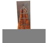Flame Salmon Holder, Stainless Steel Cedar Plank, 20,47 x 6,3 x 1,57 pollici 180 gradi Reversible Fish Planks Cookware, Plank Grilling for Backyard Kitchen Grill Cooking BBQ Camping Outdoor and Party