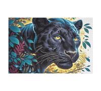 Flame Starry Sky Black Panther Puzzle 1000 Pezzi Venezia Per Adulti Fantastic Beasts Cartone Spesso Non Sbiadisce Per Decorazione Soggiorno Da Passatempo Con Poster E Colla Inclusi 1000 PCS