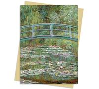 Flame Tree Stud Claude Monet: Bridge over a Pond of Water Lilies Greetin (Cards)
