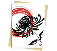 Flame Tree Studio Sumi Flowers: Crysanthemum Greeting Card Pack (Cards)