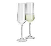 Flamefield Savoy - Flute da champagne, 295 ml, elegante e resistente, infrangibile, ideale per avventure all'aperto e feste a casa, facile da pulire, lavabile in lavastoviglie