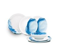 Flamefield Set di 12 pezzi in melamina antiscivolo Deep Sea, 722208878860