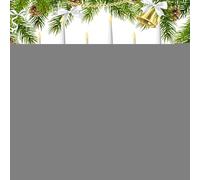 Flameless LED Candles - 31.5cm PP Christmas Tree Remote Controlled 6 Pieces Decorative Lighting | Ideal Indoor Outdoor Holiday Home Fireplace Shelf Garden Party Decor Winter Celebration Ornament Seaso