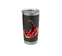 Flamenco Dance Is My Passion Acquerello Bicchiere termico in acciaio inox doppia parete