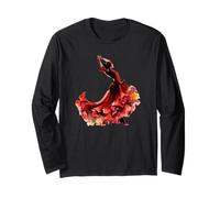 Flamenco Dance Is My Passion Acquerello Maglia a Manica