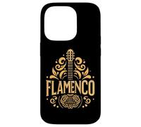 Flamenco Guitarra Española Acústica Custodia per iPhone 14 Pro