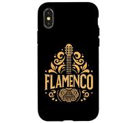 Flamenco Guitarra Española Acústica Custodia per iPhone X/XS