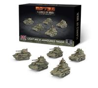 Flames of War British Light MKVI Armoured Troop (Early War 5 tanks)