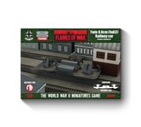 Flames of War German Armoured Train Twin 8.8cm FlaK Railway Car (1 Car)