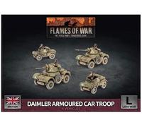 Flames of War Late War British Daimler Armoured Car Troop (BBX61)