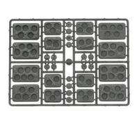 Flames of War Plastic Bases Rubble (9x small 16x medium bases)