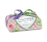 FLAMIGNI Colomba Pasquale Classica da 1 Kg, Dolce Artigianale, Impasto Soffice e Delicato, con Scorze di Arancia Candita e Uva Sultanina, Incartata a Mano, Made in Italy