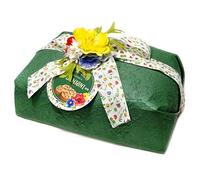 FLAMIGNI Colomba Pasquale Classica da 1 Kg, Dolce Artigianale Soffice e Delicato, con Scorze di Arancia Candita e Uva Sultanina, Incartata in Pregiata Carta di Riso Realizzata a Mano, Made in Italy