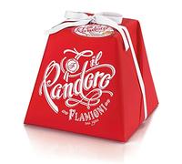 FLAMIGNI, Pandoro Artigianale Classico, Ricetta Originale Tradizionale Italiana, Soffice e Dolce Pandoro Senza Canditi e Uvetta, Confezione Incartata a Mano, Ideale come Regalo di Natale, 1 kg