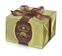 FLAMIGNI Panettone Artigianale Gran Gianduia 950 g, con Crema Gianduia, Ricoperto con Cioccolato Fondente e Granella di Nocciole, Senza Uva Sultanina e Agrumi Canditi, Confezione Regalo, Made in Italy