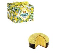 Flamigni Panettone Artigianale Limoncello, Crema Pasticcera al Limoncello Pallini, 850 Gr