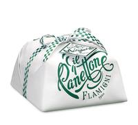 FLAMIGNI, Panettone Artigianale Margherita Rivisitato Senza Uvetta Sultanina e Agrumi Canditi, Confezione Incartata a Mano, Ideale come Regalo di Natale, 750g