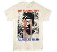 Flaming Lips - American Head - Maglietta Unisex Con Stampa Frontale - Naturale