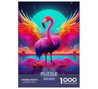 Flamingo 1000 Pezzi Di Puzzle in Cartone Qualità Premium Rompicapo Sfida Educativa Gioco Familiare Per Adulti E Bambini Da 14 Anni E Più Regalo 70x50cm/1000pcs
