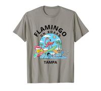 Flamingo A Bordo Vacanza Tampa Florida Maglietta