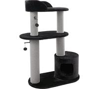 FLAMINGO Albero a gatto Brandi nero, 88 x 48 x 127 cm
