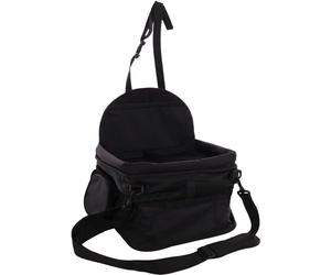 Flamingo Andor Car Seat Black for Dogs, 36 x 36 x 26 cm, Reinforced And Foldable Frame, Retractable Mesh Insert