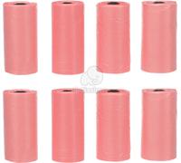 Flamingo Basic sacchetti igienici - in diversi colori Pink - 8 x 15 pz