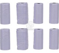 Flamingo Basic sacchetti igienici - in diversi colori Viola - 8 x 15 pz
