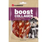 Flamingo Boost Collagen snack per cani - anatra 85 g (5 x 12,5 cm bastoncini)