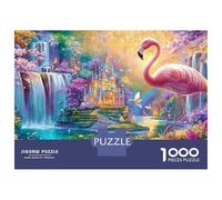 Flamingo by Magical Castle And Falls Puzzle Da 1000 Pezzi Fairyland Flamingo Giochi Di Puzzle Per La Famiglia Per Tutte Le Età 70x50cm/1000pcs