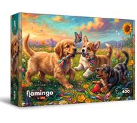 Flamingo by Trefl - Puzzle da 400 pezzi, puzzle fai da te, grafica di tendenza, colorato, confezione tipo conchiglia, per adulti e bambini dai 10 anni in su