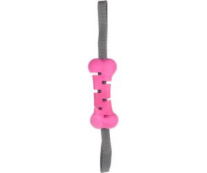 FLAMINGO CANE GIOCO IN GOMMA "XILA" OSSO CON MANIGLIE 37,5x6x4,5 CM