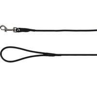 Flamingo Cane Guinzaglio educativo y lunghina Caspar Nero 5m 6mm