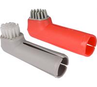 FLAMINGO CANE KIT SPAZZOLINI DA DITO 1,7x2,5x 6 CM CF. (2 PZ)