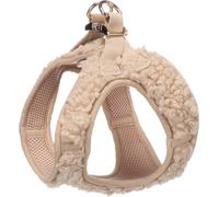 FLAMINGO CANE PETTORINA IN NYLON "STEP&GO POOKIE" 30-35 CM 41-44 CM PILE BEIGE