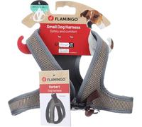 Flamingo Cane Pettorina Step&Go Herbert Marrone Chiaro L 37cm 44cm