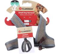 Flamingo Cane Pettorina Step&Go Herbert Marrone Chiaro S 35cm 40cm
