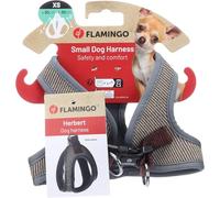 Flamingo Cane Pettorina Step&Go Herbert Marrone Chiaro XS 30cm 30cm