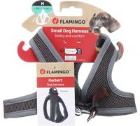 Flamingo Cane Pettorina Step&Go Herbert Marrone Scuro M 35cm 42cm